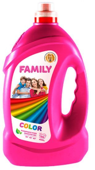 Гель для машинного та ручного прання For my Family FOR MY FAMILY для кольорових речей 4 л