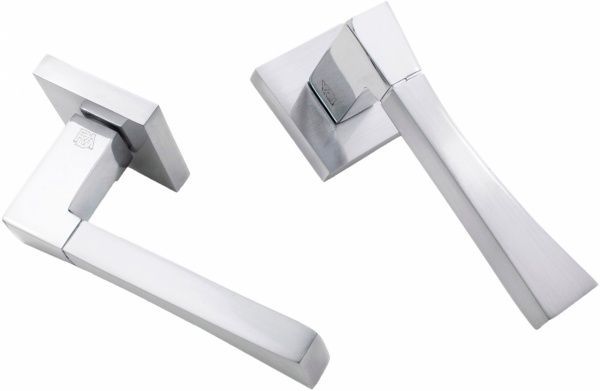 Ручка на розетці  RDA Tecno Z- 4908 сатин