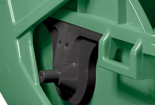 Контейнер для мусора Plastik Gogic 1100 л зеленый