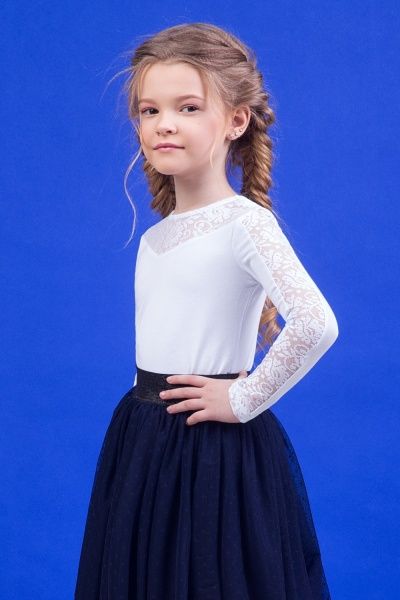 Блуза Zironka 26-9065-1 р.134 белый 