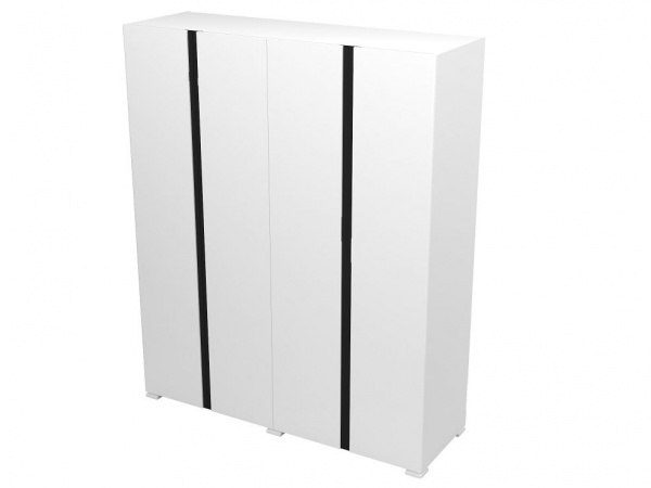 Шкаф для одежды Aqua Rodos Avangard антрацит / белый матовый АР000032639
