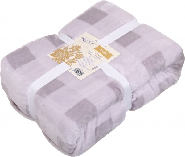 Плед Frannel Сhecks 200x220 см фиолетовый La Nuit 