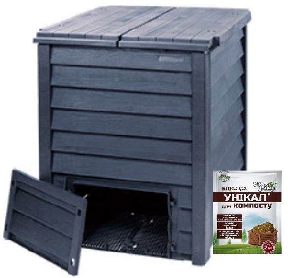 Компостер Graf 626-50-600E + річний запас компостуючих ферментів