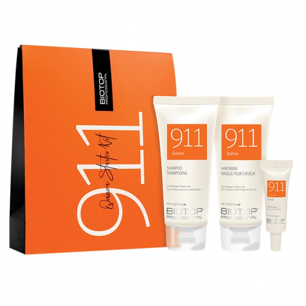 Набор подарочный для женщин BIOTOP 911 Quinoa (100 мл/100 мл/10 мл)