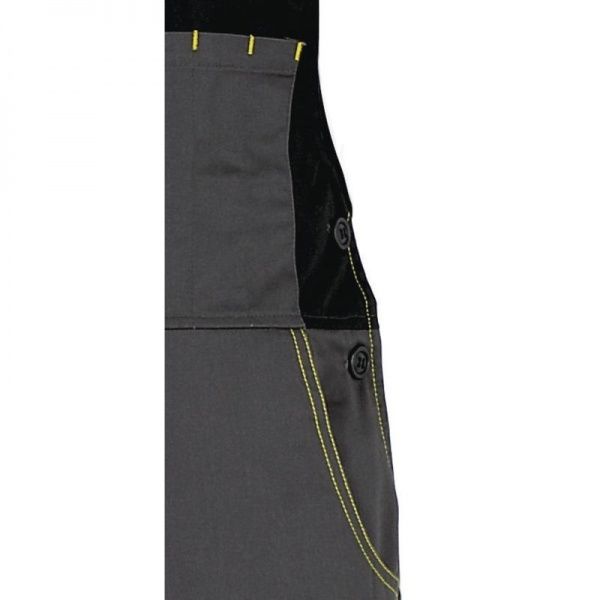 Напівкомбінезон робочий Delta Plus D-Mach р. XXXL зріст універсальний DMSALGO3X сірий із помаранчевим