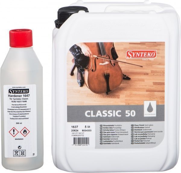 Лак CLASSIC 50 SYNTEKO полуглянец 5,5 л