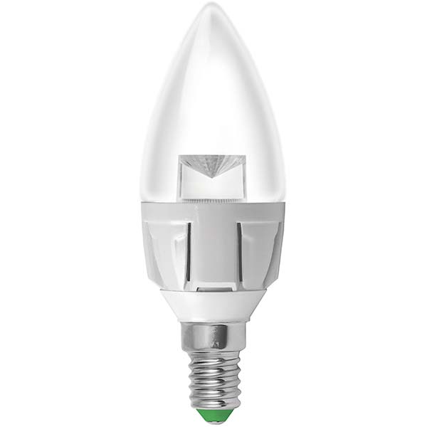 Лампа LED Eurolamp Candle Clear 6 Вт E14 Turbo теплый свет