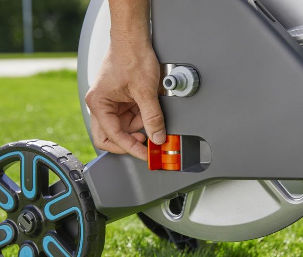 Тележка для шланга Gardena металлическая AquaRoll M EasyMetal Set 18547-20