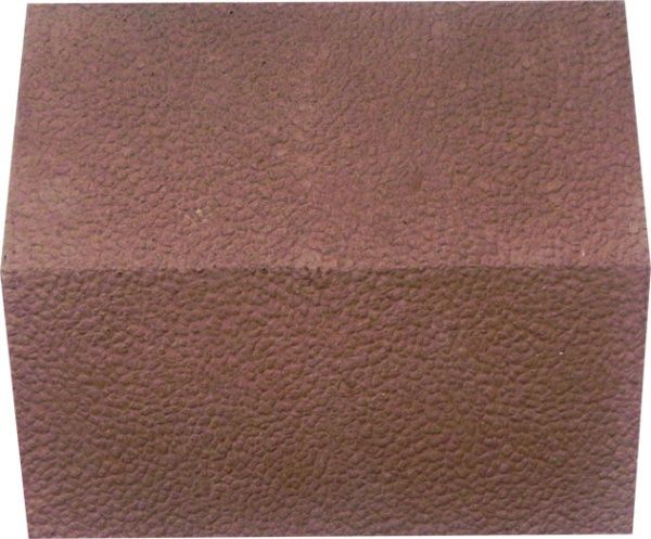 Кришка для парапета 350x390x30 мм коричневий Гранпліт 