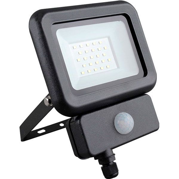 Прожектор с датчиком движения Светкомплект FL-MS 020 LED 20 Вт IP65 черный 