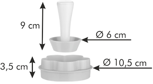 Набор для приготовления пирожных Delicia Корзинка 630087 Tescoma