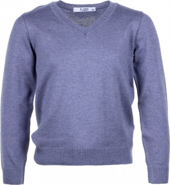 Свитер для мальчика FLASH ® р.122 серый 19B004-4-1111 