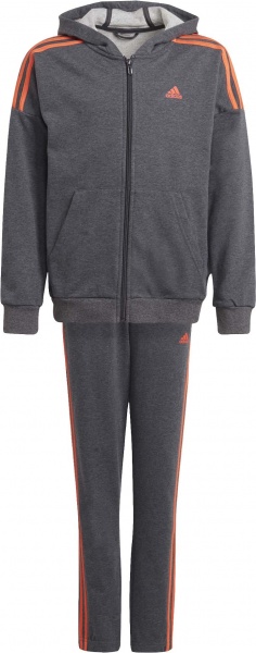 Спортивний костюм Adidas JB COTTON TS GT0338 р. 164 сірий