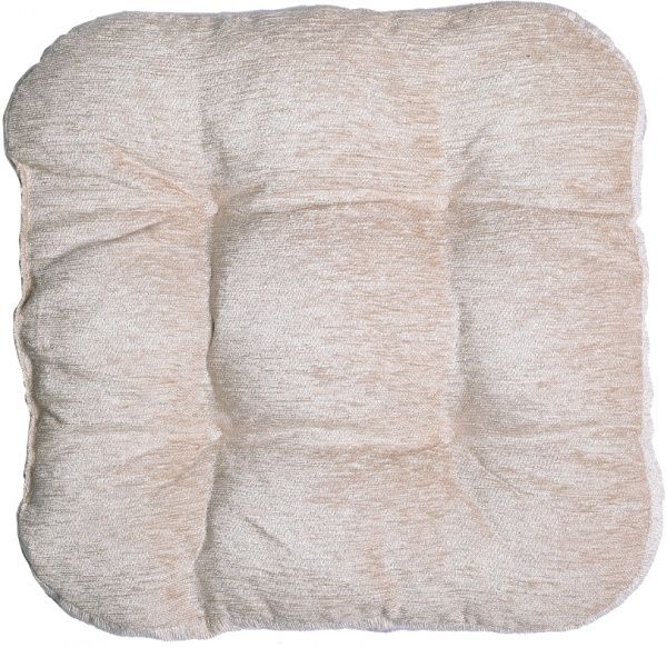 Подушка на стул 41х41х8 Безе песочная