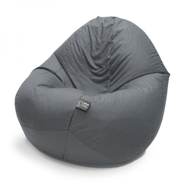 Крісло-мішок SanchoBag Груша L сірий (38PG3OK1SERUI) 