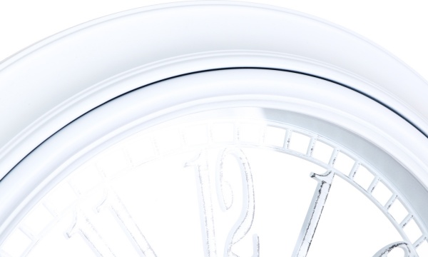 Часы настенные Ticker белый 55,5x43,5 см