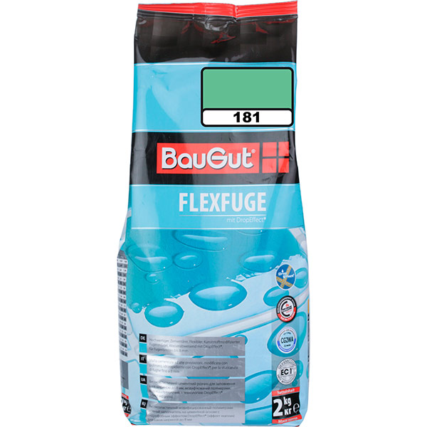 Фуга BauGut flexfuge 181 2 кг зелений
