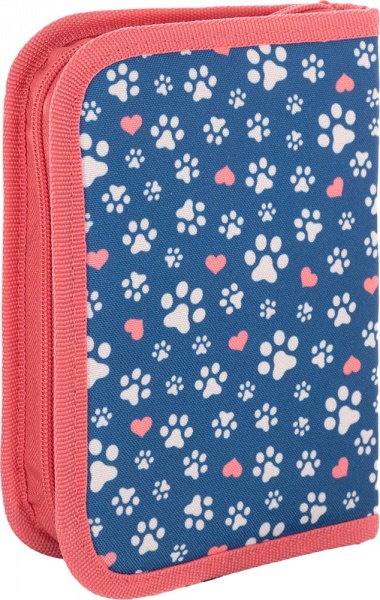 Пенал шкільний AC1 Cute puppy ASTRABAG синій із малюнком