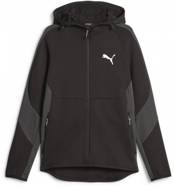 Джемпер Puma EVOSTRIPE FULL-ZIP HOODIE DK 67593001 р.M чорний