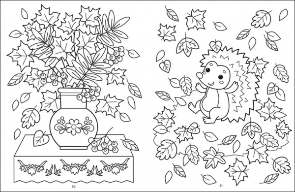 Раскраска «Пори року» 9-789-667-512-453