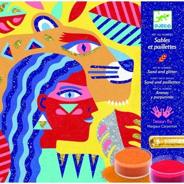 Песок для детского творчества Djeco Тотемные животные