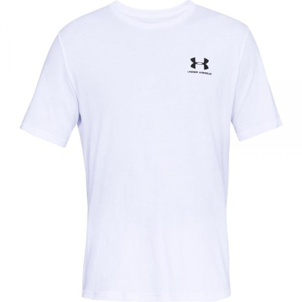 Футболка Under Armour SPORTSTYLE LEFT CHEST SS 1326799-100 S білий
