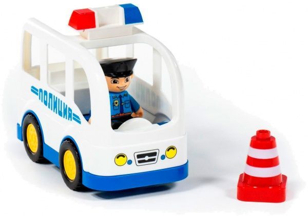 Конструктор строительный Полесье Полицейский участок 77554