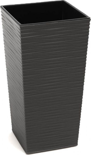 Горшок для цветов Lamela Финезия 400 долото квадратный 63л графит 