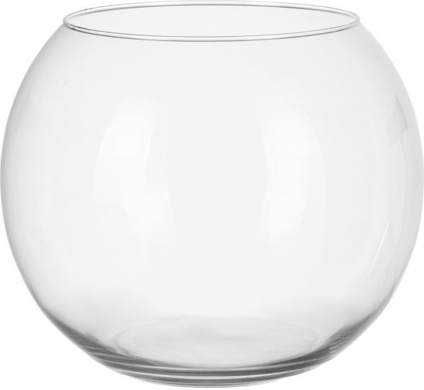 Ваза скляна Куля 8х23 см