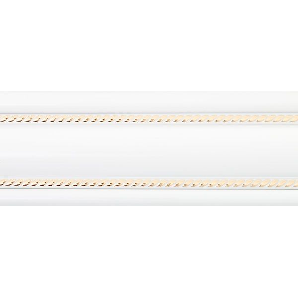 Карниз Талсистем 801035 две косички белый 3.5 м