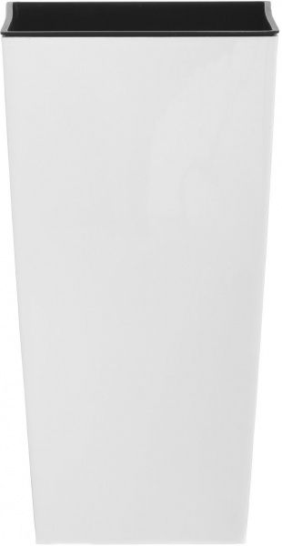 Горшок пластиковый Prosperplast Urbi square 2 в 1 квадратный 91,5 л белый (77975-449) 