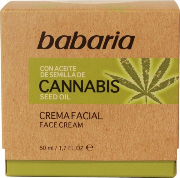 Крем для лица день-ночь Babaria с маслом семян каннабиса 50 мл