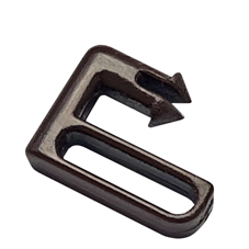 Крепеж Rollotex Кольцо заглушки ныжней планки 1 шт. коричневая 