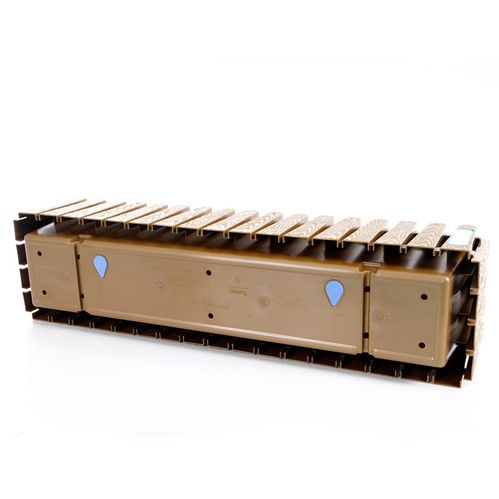 Горшок Serinova балконный №2 ISTANBUL 535x190xН171 прямоугольный 9 л золото 