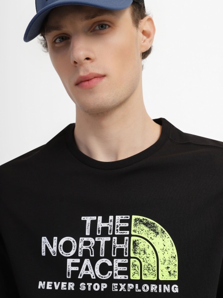 Футболка THE NORTH FACE M S/S RUST 2 TEE NF0A4M68H211 р.2XL чорний