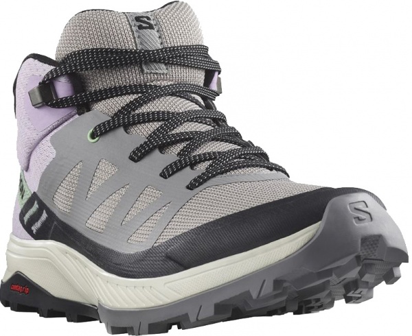 Ботинки Salomon OUTRISE MID GTX W L47160600 р.39 1/3 фиолетовый