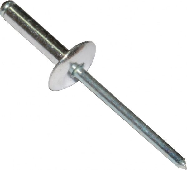 Заклепка вытяжная увеличена головка D12 4х10 мм ЦБ вес Expert Fix
