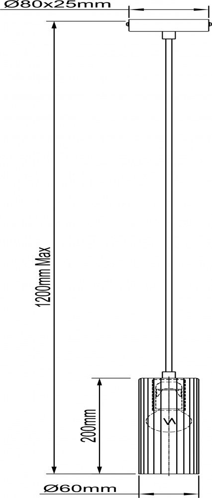 Світильник підвісний Sensio Seattle 1x40 Вт E14 золотисто-бурштиновий ALB-P00425-AM