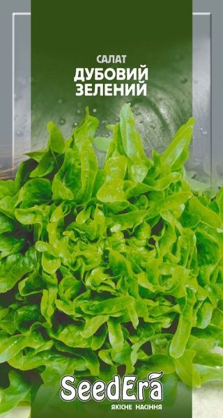 Насіння Seedera салат листовий Дубовий зелений 1г