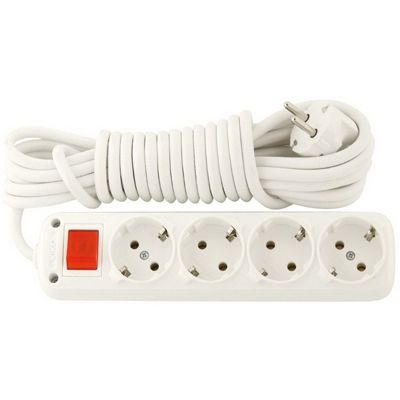 Удлинитель Viko Leylak 0080 4 гнезда 3 м