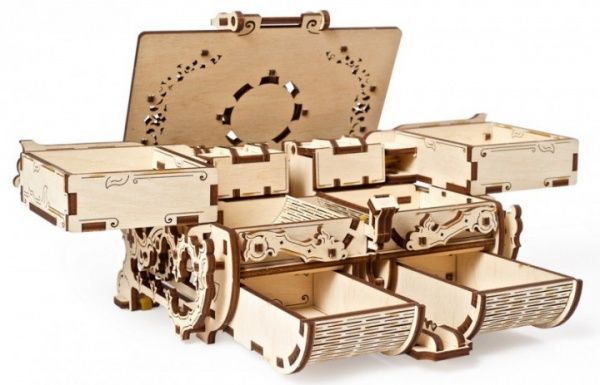 3D-пазл Ukrainian Gears Антикварная шкатулка