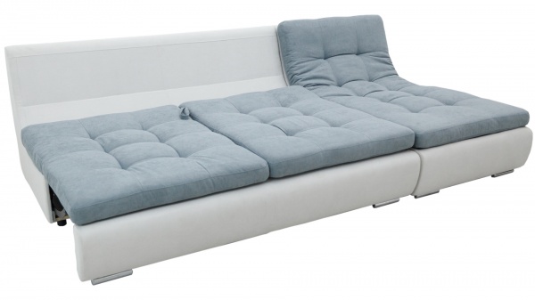 Диван модульный Кедр Сиеста с аллигатором серый 3000x1850x910 мм