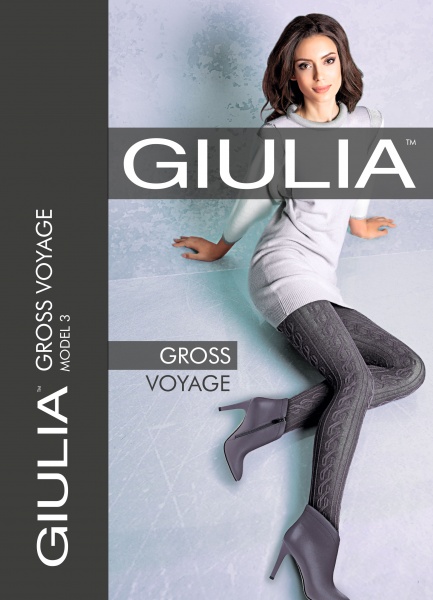 Колготки женские Giulia Gross Voyage Model #3 р. 2 200 den iron 