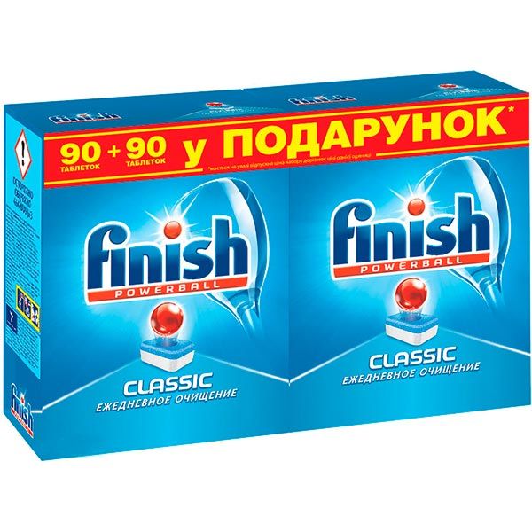 Средство для ПММ Finish Classic 90 + 90 шт.