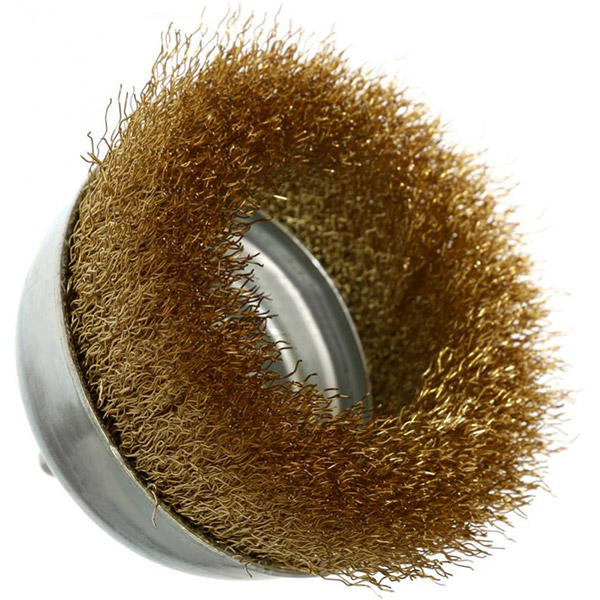 Щетка дисковая 100 мм x 6 мм Compass рифленая проволока