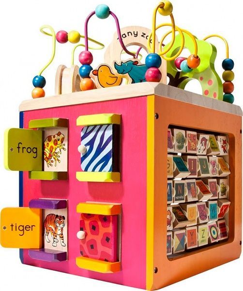 Игрушка развивающая Battat Зоо-куб BX1004X