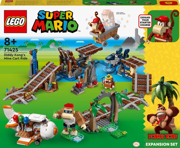 Конструктор LEGO Super Mario Поездка в вагонетке Дидди Конга. Дополнительный набор 71425