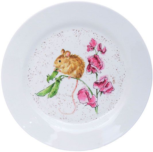 Блюдо сервірувальне Мишеня з квіткою 25 см 358-930 Lefard 