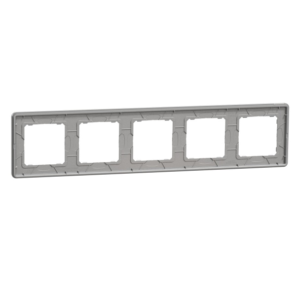 Рамка пятиместная Schneider Electric Sedna Elements универсальная белое стекло SDD360805