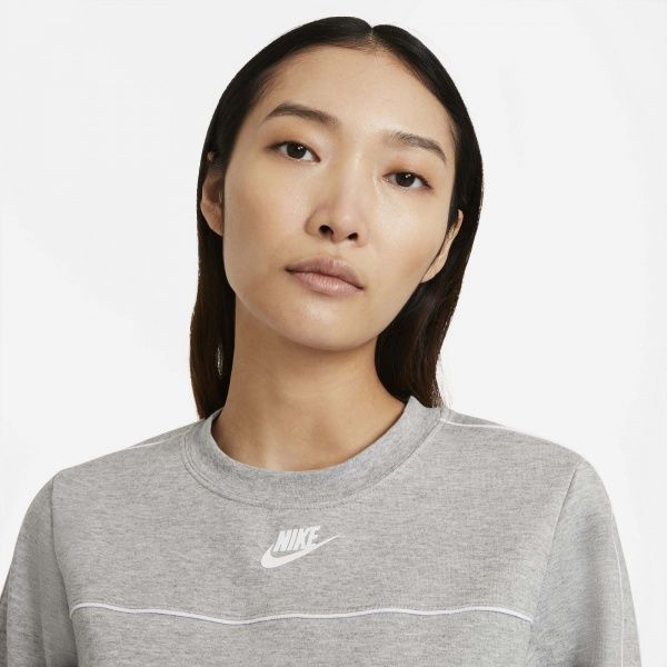 Світшот Nike W NSW CREW MLNM FLC CZ8336-063 р. S сірий